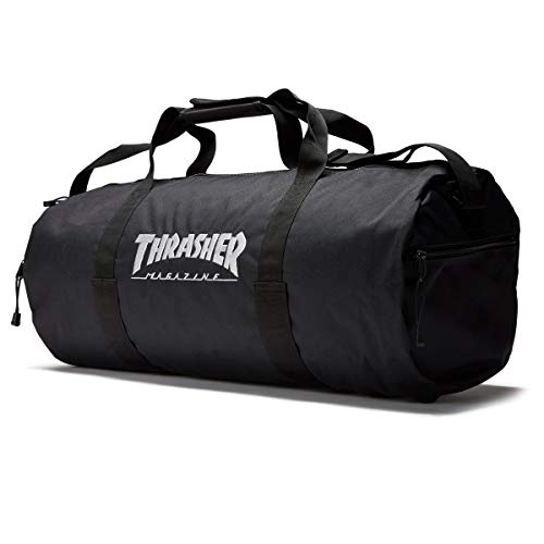 Thrasher Logo Skate Duffel Bag - Black