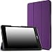 Infiland Case For ASUS Zenpad Z8, Tri-Fold Ultra Slim Stand Frost Back Smart Case cover for 2016 ASUS ZenPad Z8 Verizon 7.9 inch ZT581KL Tablet, Purple