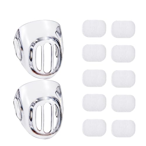 Diffuser Filters Replacement Accessories Set Elbow Cover & Nasal Diffusers Cotton Filters for Eson Devices Compatible with Fisher and Paykel Eson Nasal CPAP Mask 2 Elbow Cover + 10 Filters