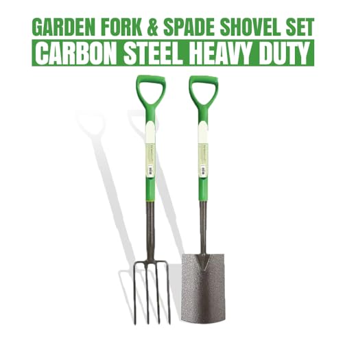 BONAFIDE Stainless Steel Garden Spade And Fork Set, 2 Pieces - Image 2