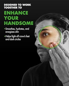 Tiege Hanley Skin Care Set for Men, Advanced Routine, System Level 2, Daily Face Wash, Facial Scrub, Two Moisturizers, and Eye Cream for Healthy, Hydrated Skin, Men’s Skin Care, 5 Piece Kit