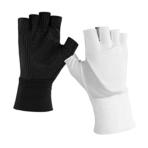Hyperformance Marching Band Gloves by Director's Showcase (DSI) - Fingerless (Medium, Black)