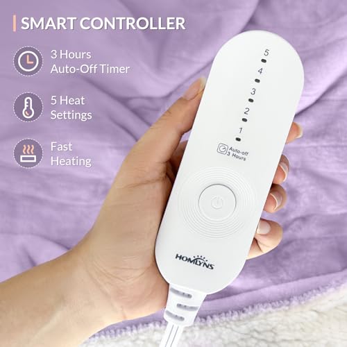 Homlyns Luxeheat Heated Blanket Electric Blanket thumb #1