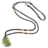 BESTOMZ Collar Colgante Artesanal de Meteorito Irregular 5.1-10g, Collar de Joyería para Mujer, Accesorio Único de Piedra Natural, Obsequio Especial para Ocasiones