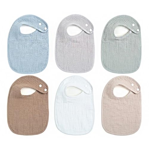 Snap on 100% Soft Cotton Baby Bibs