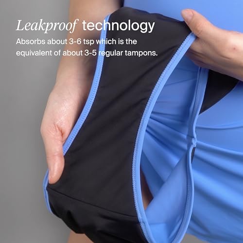KNIX Leakproof Period Swim Short- Period Swimwear for Women - UPF 50+ Fabric, Machine Washable4