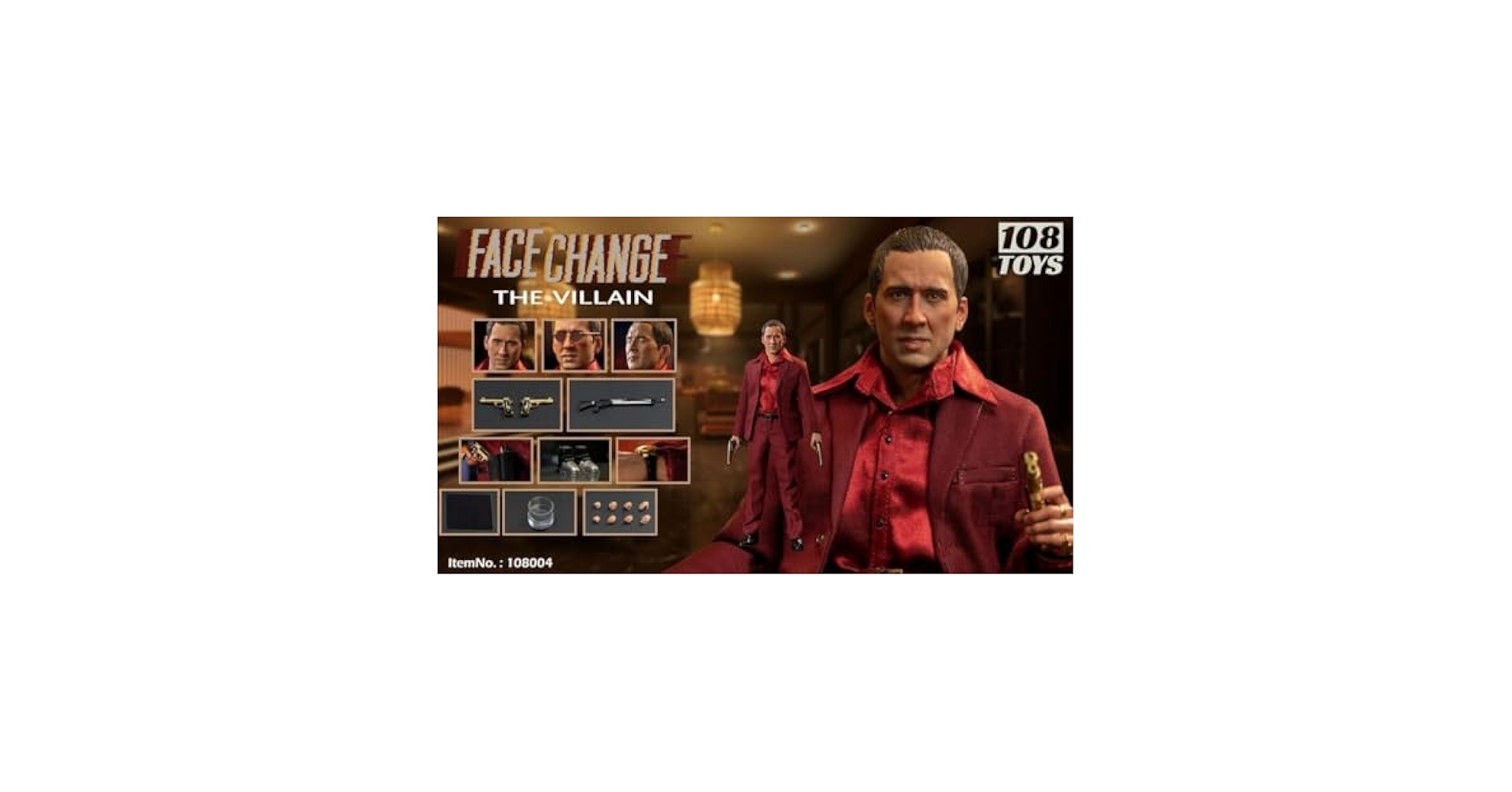 Amazon.co.jp: 未開封 108TOYS フェイスオフ Face Off 108004
