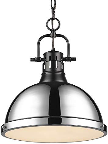 Golden Lighting Duncan 1 Light Pendant with Chain