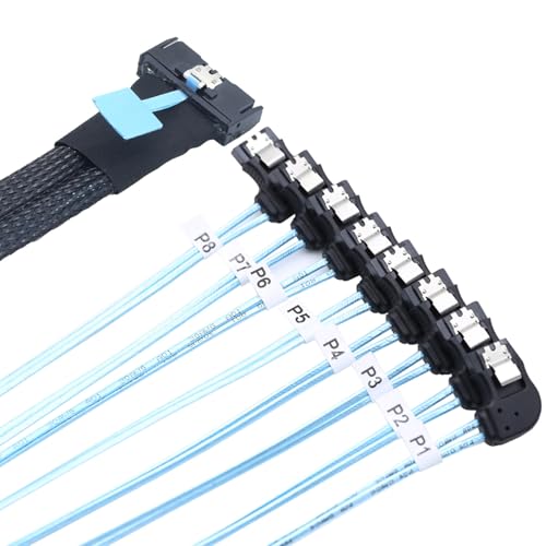 Cable convertidor MCIO PCIe Slimline SFF-8654 0.5m miniatura 2