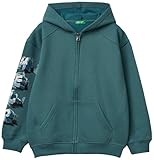 Sweat à capuche zippé en molleton gratté avec coupe douce, épaules en avant, coupe sur manches derrière les côtés en avant. artwork avec différents thèmes inspirés des thèmes des glaces et du sport.