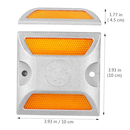 Marcadores reflectantes para pavimento de aluminio miniatura 2