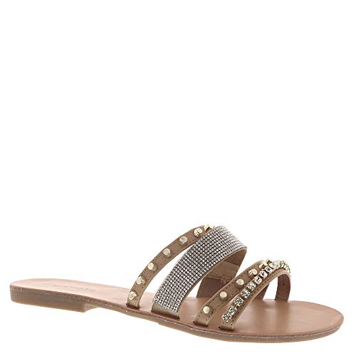 ZiGi Soho Women's Flat Sandal, Dk Natural, 7.5