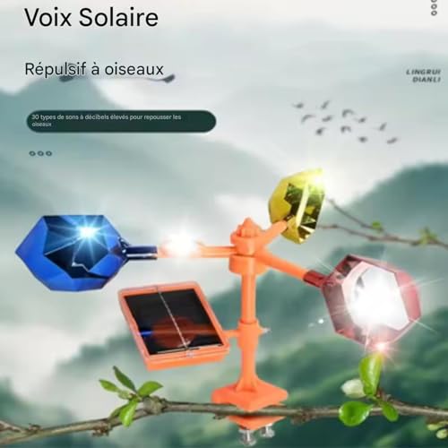 Effaroucheur oiseaux pour plan d'eau et jardin contre les hérons