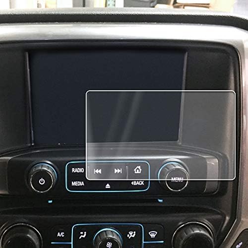 2014-2018 Compatible with Chevrolet GMC Silverado Sierra 1500 MyLink Intellink Screen Saver 1pc Custom Fit Invisible High Clarity Touch Display Protector Minimizes Fingerprinting 8 Inch