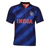 KD Cricket India Jersey T20 World Cup Half Sleeve 2021 Supporter T-Shirt Cricket Team Uniform - Half Sleeve Plain 42