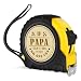 Fathers Day Christmas Birthday Gift for Papa Male Elders Tool Woodworker Carpenter Gifts for Grandpa Handicraft Enthusiasts If Papa Engraved Tape Measure 25 FT
