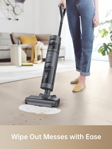 Image of DREAME H12 Core Wet-Dry Vacuum Cleaner, Lightweight Cordless Vacuum Cleaner and Mop, Intelligent Dirt Detection, Automatic Self-Cleaning, for Wood, Vinyl, and Other Hard Floors, Gray