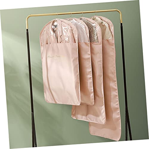 Happyyami Garment Duffle Bag 1pc Clothing Cover Bag Washable Suit Protection Cover Overcoat Zipper Opening3