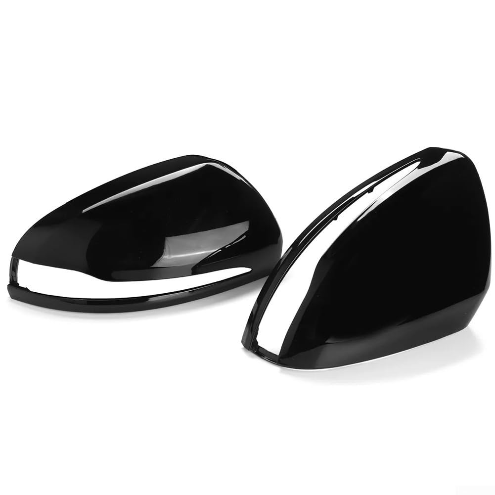 Set di calotte per specchietti retrovisori in nero lucido per Mercedes C W205 E W213 per GLC X253 con guida a sinistra