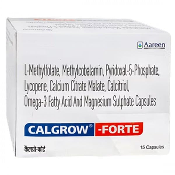 Calgrow Forte - Blister Pack of 15 Capsules : Amazon.in: Health ...