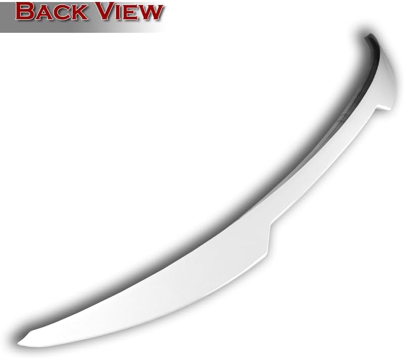 ABS Rear Trunk Spoiler Wing, Duckbill Lip Spoiler, Compatible with 2015-2020 Acura TLX, Rear Spoiler, Exterior Replacement Part (Pearl White)