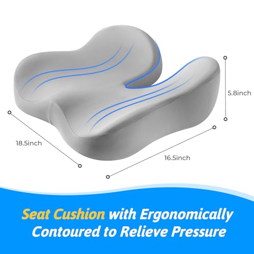 Image of Dreamer Car Seat Cushion for Tailbone & Sciatica Pain Relief