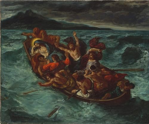 Tableau Mural Peinture sur Toile Delacroix pour sublimer un salon contemporain