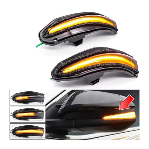 Intermitentes dinámicos LED para retrovisor de RAV4 XA40 y Highlander 5