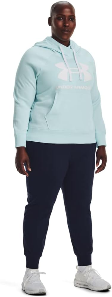 Under Armour Women's Rival Fleece Logo Hoodie - Image 4