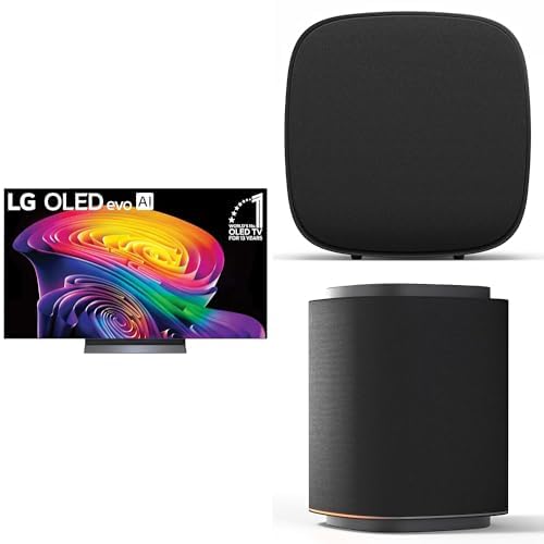 Image of LG 55-Inch OLED C6 TV & Sound Suite Bundle 55-Inch OLED evo AI 4K C6 TV + 2X M5 Wireless Dolby Atmos Speakers + W7 Wireless Subwoofer | Dolby Atmos, Dolby Vision, HDR10 (New 2026 Model)