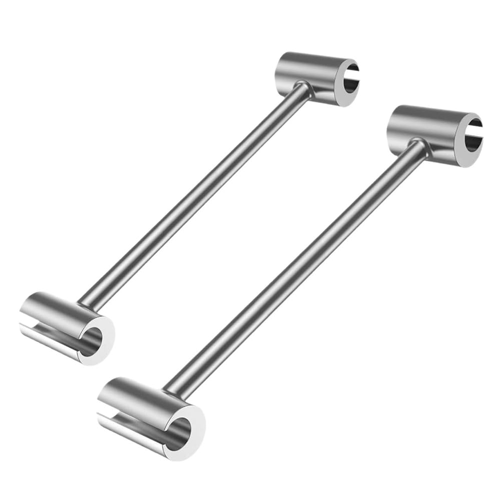 Tutamaz 2 Stück Türscharnier-Einstellwerkzeug,Türöffnungswerkzeug Türscharniere,Scharnierspalt Einstellschlüssel für Scharniere an Brandschutztüren, Sicherheitstüren (8-25mm)