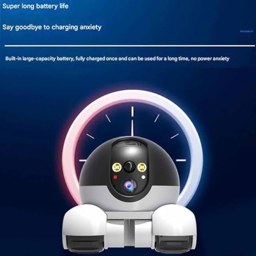 Romi Pal Robot, Blinky Bot Camera, Long Distance Mini Robot Camera on Wheels, Spymate Robots, 360° Night Vision Design, 2 Way 1080p WiFi Motion Detection Alerts Pet-Friendly - Image 6