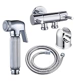 Bidet Armaturen Handheld Bidet Sprayer Set Shattaf Baby Duschtuch Windel Spray Befestigung Toilettenreiniger Druckregelung