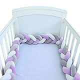 Hbsite Trenzado Cuna Bebe Parachoques 118 pulgadas 300cm tre