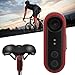 Wooswen Rechargeable Bike Camera 1080P 140° Wide Angle IPX6 Water Proof Bicycle Rear View Camera with Tail Light for Cycling