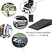 Non-Slip Rubber Wheelchair Ramp - 50x25x7cm | Heavy-Duty Kerb Ramps for Home, Garage, Hospital, Construction & Warehouse Use - Safe Access Steps for All Users