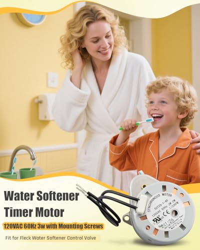 Motor temporizador para válvula Fleck 5600 y modelos compatibles miniatura 2