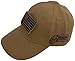 VooDoo Tactical 20-9351 Contractor Baseball Cap w/Flag, Tan