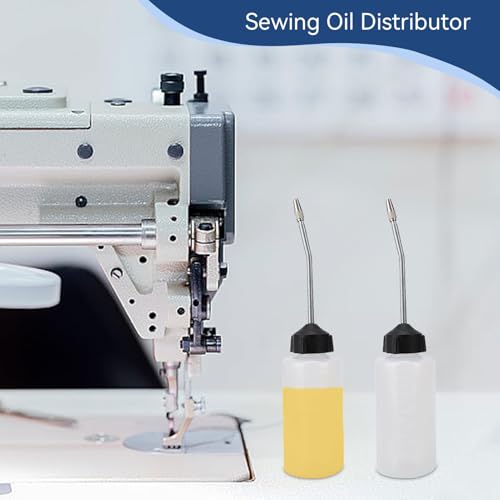 Miniatura 4 de Juego De 5 Aceiteras Para Máquina De Coser, Aceitera Para Máquina De Coser, Aceitera Para Aguja, Aceitera Para Máquina De Coser De 120 Ml Con Boquilla De Boca Larga Para Bricolaje