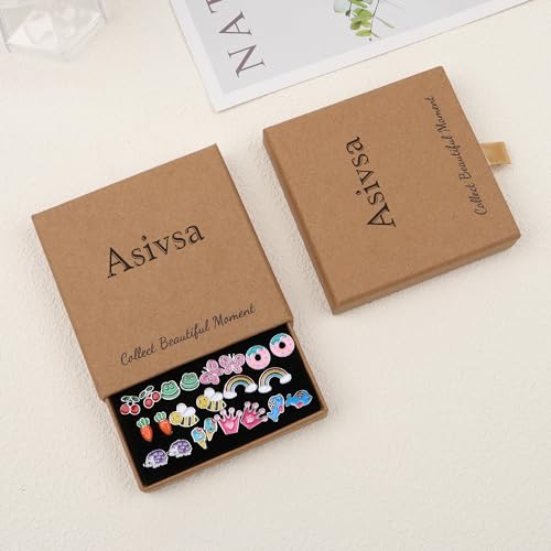 Asivsa 24 STUD EARRINGS Pairs Hypoallergenic Stud Earrings thumb #6