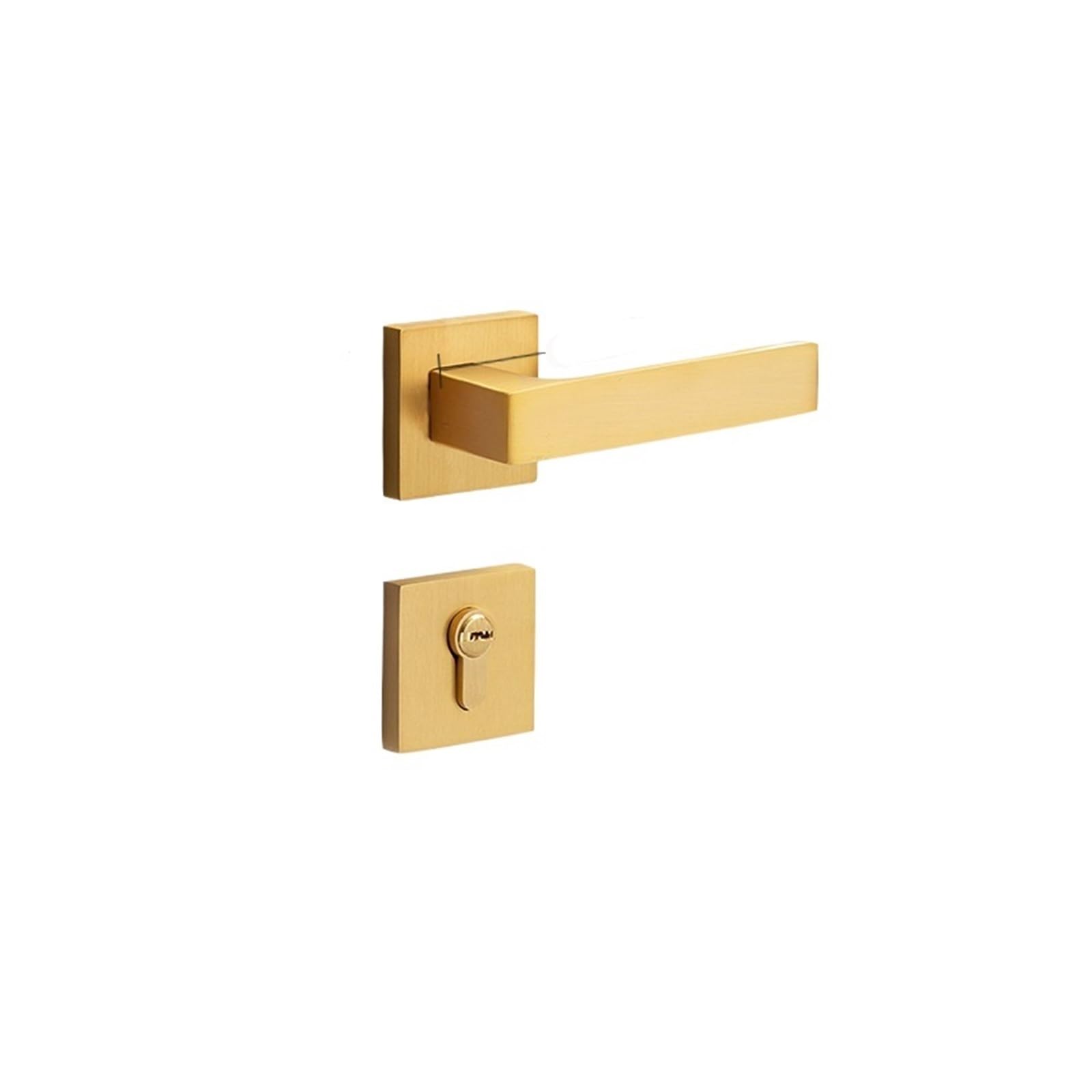 Poignée de porte en cuivre pur haut de gamme pour villa modèle 924 A