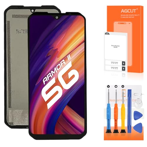 for Ulefone Armor 11 5G Screen Replacement for Ulefone Armor 11 5G LCD Display Touch Screen Digitizer Assembly Repair Parts with Frame 6.1