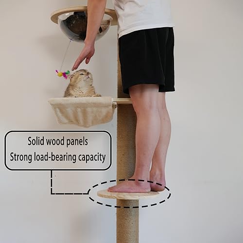 Accesorio Plataforma Salto para Árbol Gatos Piso a Techo miniatura 5
