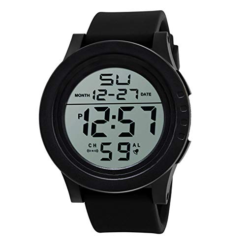 LsvtrUS Men's Digital Sports Watch Waterproof Military Outdoor Wrist Watches for Men with LED...