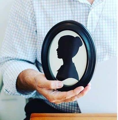 Miniatura 5 de Marco ovalado negro 5x7