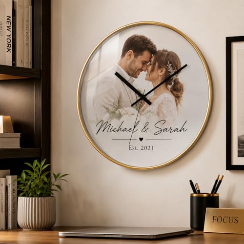Reloj de Pared Personalizado con Foto y Texto miniatura 6
