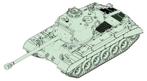 Trumpeter-1/72 M26 Mit 90Mm T15E2M2 Trumpeter Modellino In Plastica, Accessori Per Treni, Hobby, Modellismo, Multicolore, Tru07170