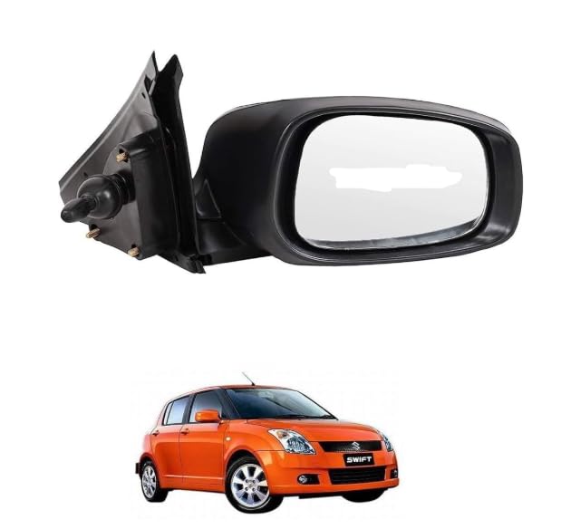 Swift T1 (2005-2011) Side Mirror -Right/Driver Side, Black, 1Pc-image-37