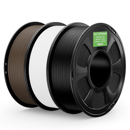 DEEPLEE PLA Plus 2.0 Filament Black/White/Brown 3KG