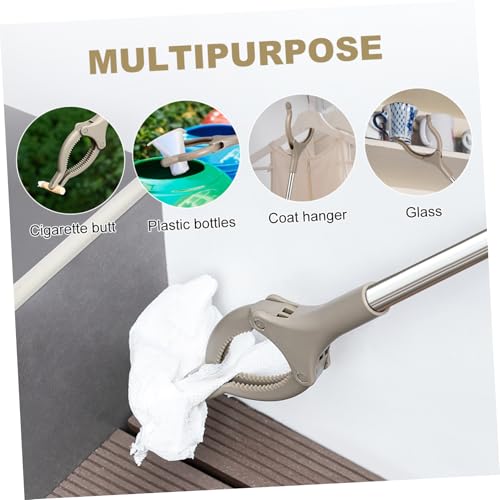 HOLIDYOYO 1Pc Sanitary Clamp Rubbish Up Clip with Non Slip Handle Garbage Cramp Iron Tool for Easy Outdoor Cleaning and Waste Collection - Image 7